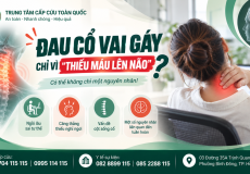 Đau Cổ Vai Gáy Có Phải Do Thiếu Máu Lên Não?